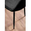 Tierra Modern Chrome Metal & Glass Round Dining Table Set with 4 Luxury Faux Leather Chairs-70488946