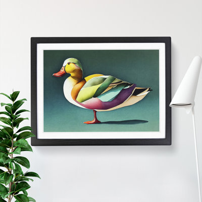 Duck In Watercolour Vol.1 - Single Picture Frame Painting