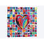 « hearts of a different color ii », reproduction d’impression sur toile tendue-27889541