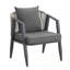 4-piece Lidio with 2 Chairs and soft cushion-1793115792