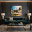 «Dogs Collie», art mural sur toile beige-971228465