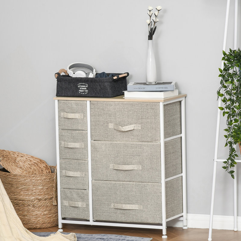 Commode verticale en métal avec 7 tiroirs