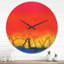Horloge murale arbre et ciel-63618582