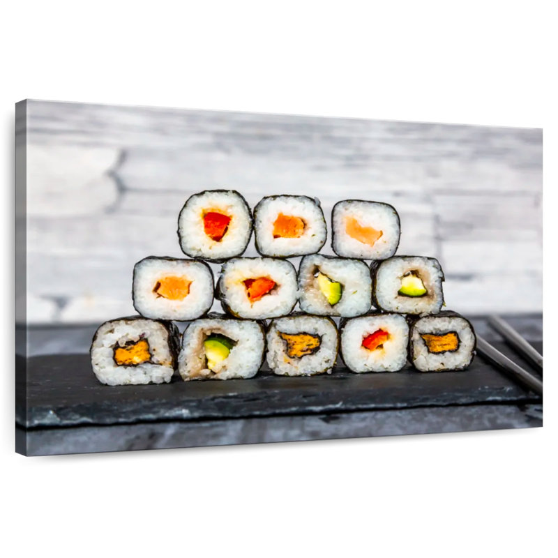 Yarlin, tranches de sushi, H 30 po x l 45 po