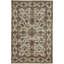 Magnolia Wool Oriental Area Rug in Beige/Brown