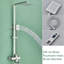 Système de douche complet avec valve brute