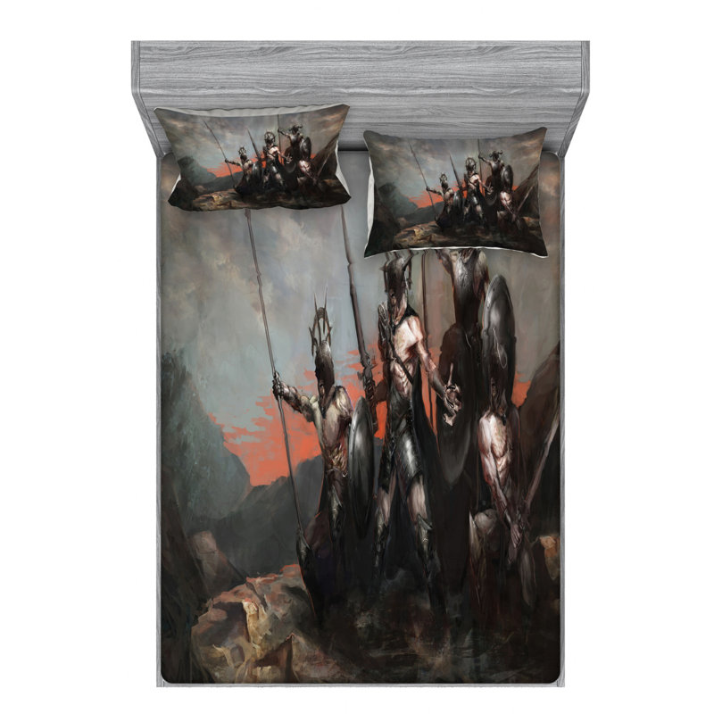Microfiber Sheet Set, Queen Sheet Set with Fitted Sheet