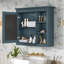 Armoire de rangement murale de salle de bain murale, 30 po x 28 po, miroir polyvalent, design moderne, finition peinte généreuse, tablettes réglables incluses de 28 po, poignée rétro de haute qualité, style, finition