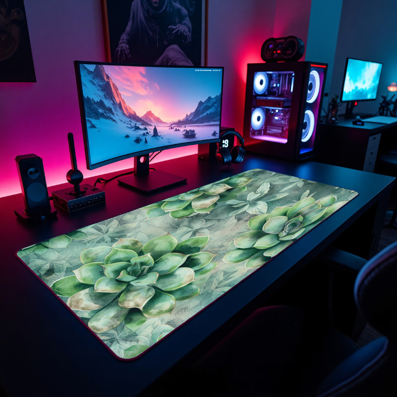 Polyester Desk Pad, 23.6x13.8