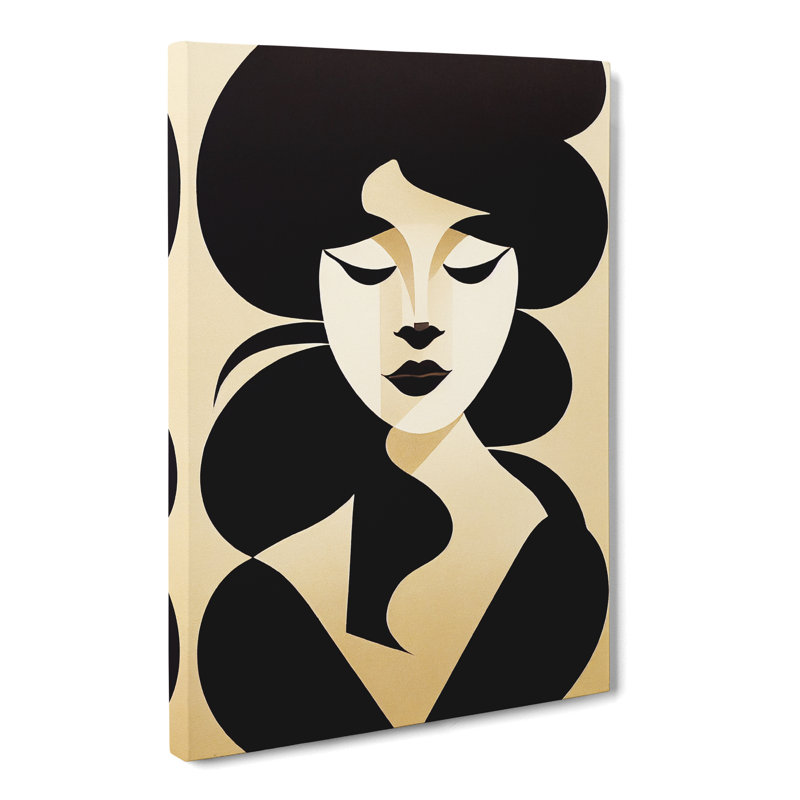 Woman Silhouette Vol.1 - Wrapped Canvas, 50cm H x 35cm W x 3cm D