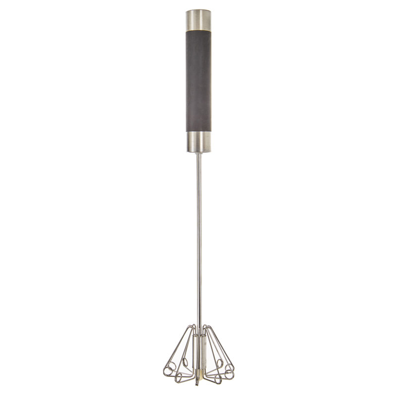 12-inch Stainless Steel Miracle Whisk with Black Handle