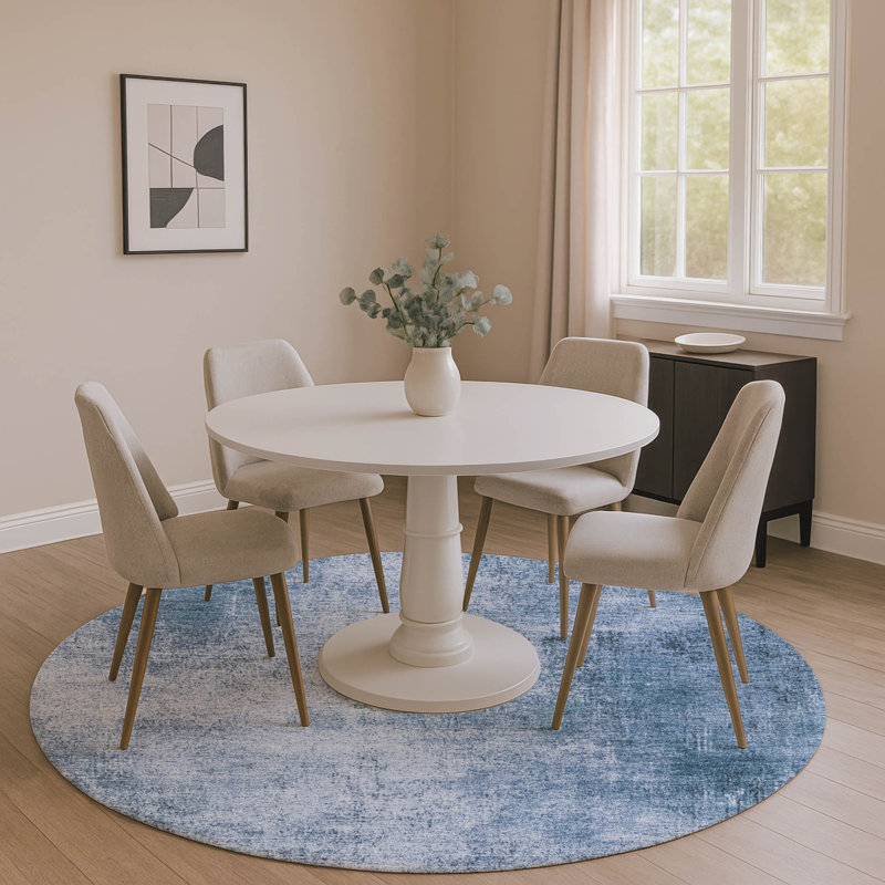 Premium Machine Washable Farolt AMF1903 Modern Rug, Round 8'