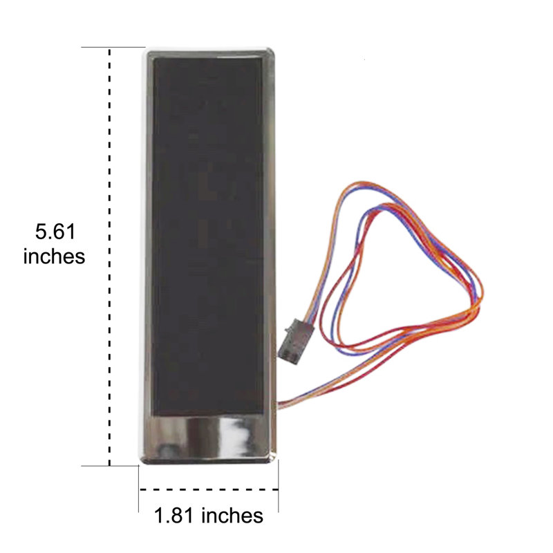 Whole Parts Refrigerator Dispenser Actuator Pad Part# W10346924 - Replacement & Compatible With Some Kitchen Aid, Jenn Air And Whirlpool Refrigerators