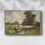 Paysage rétro - Toile tendue avec châssis CCLXII-98843747-98843749