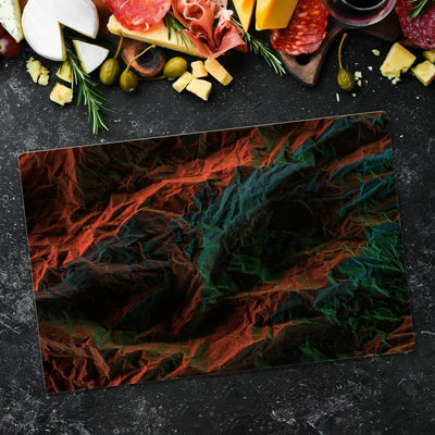 Kenshawn Tempered Glass Rocks Chopping Board