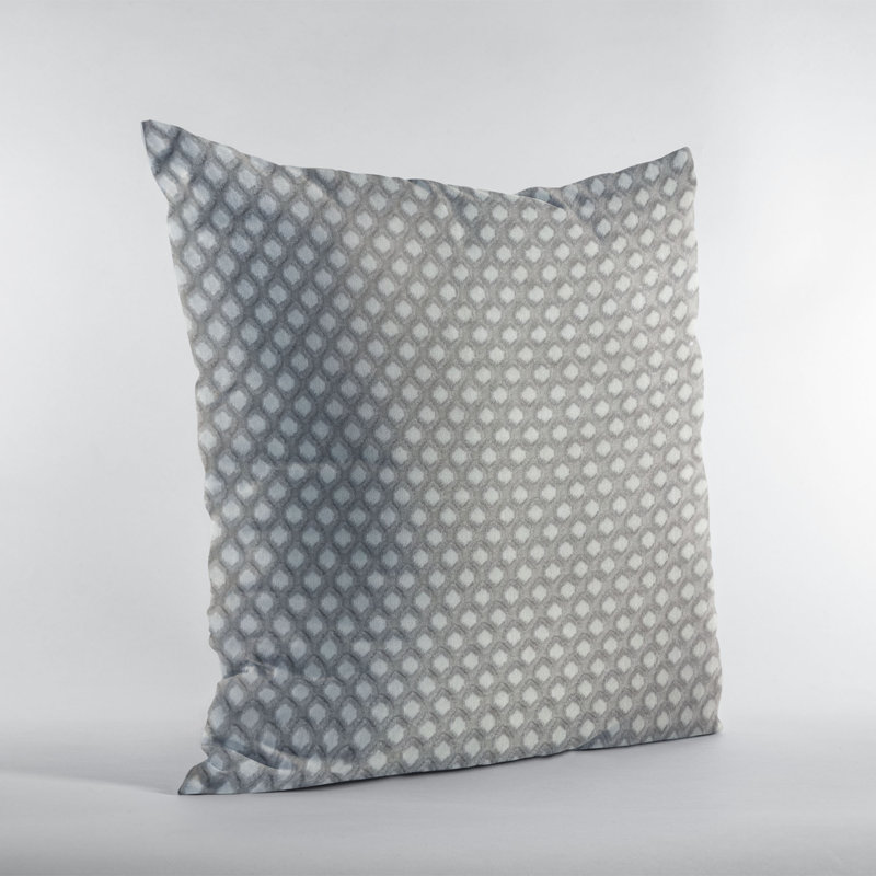 Diamant Geometric Linen Reversible Throw Pillow, 20" x 20"