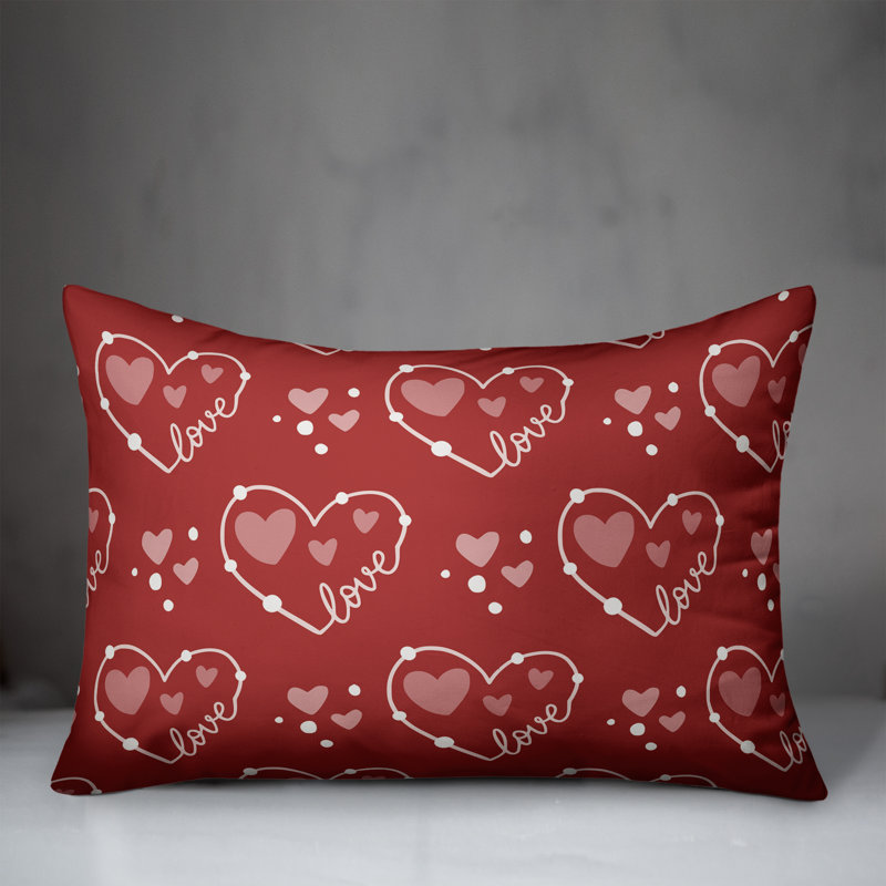 No Pattern And Not Solid Color Reversible Throw Pillow