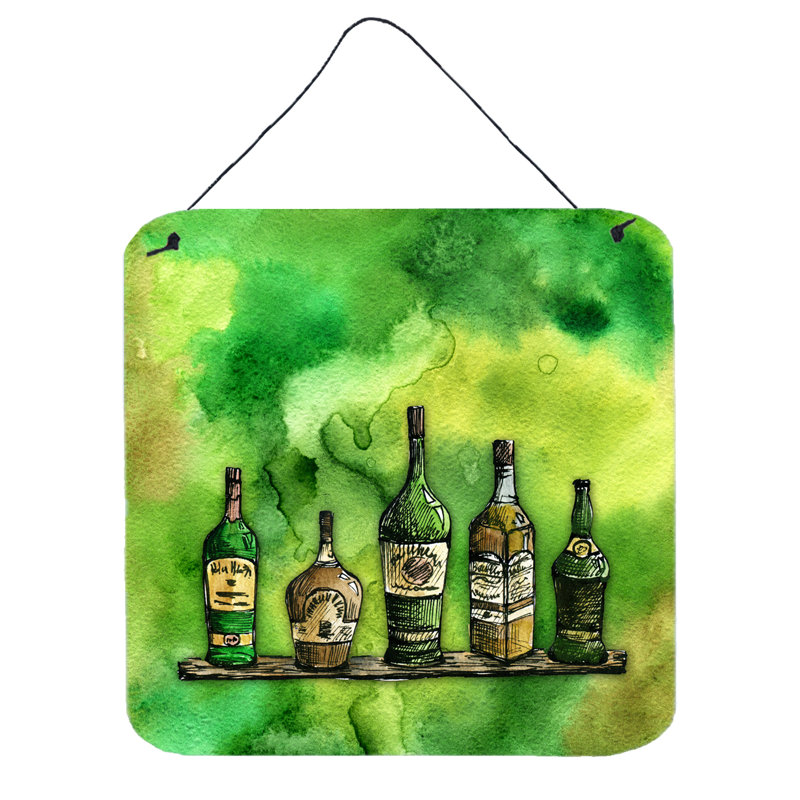 Décoration murale modern whiskey bouteille