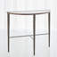 Hammered Console-Bronze w/White Marble-118160969-118160966