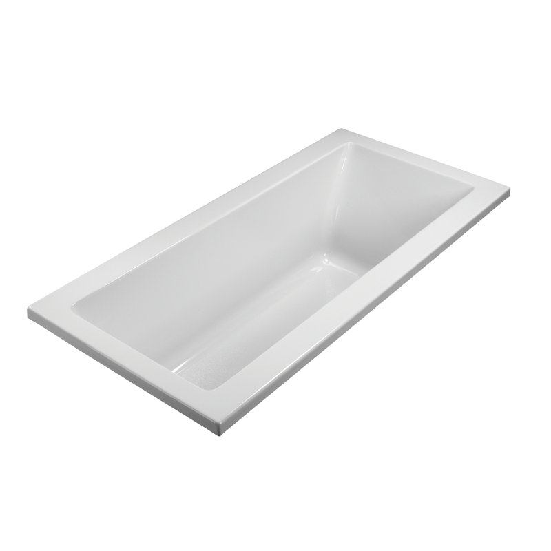 Reliance® 66" Whirlpool Bathtub, White, Drop-In