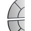 Jamilee Half Moon Sectional Accent Mirror-104901184