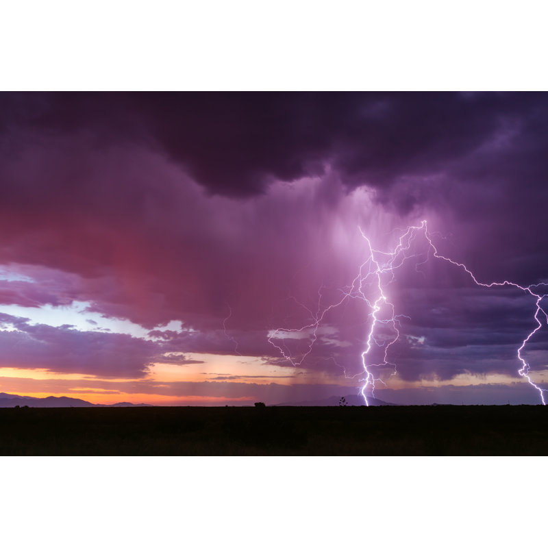 Lightning Bolt - reproduction d'art sur toile tendue, H 8 po x l 12 po