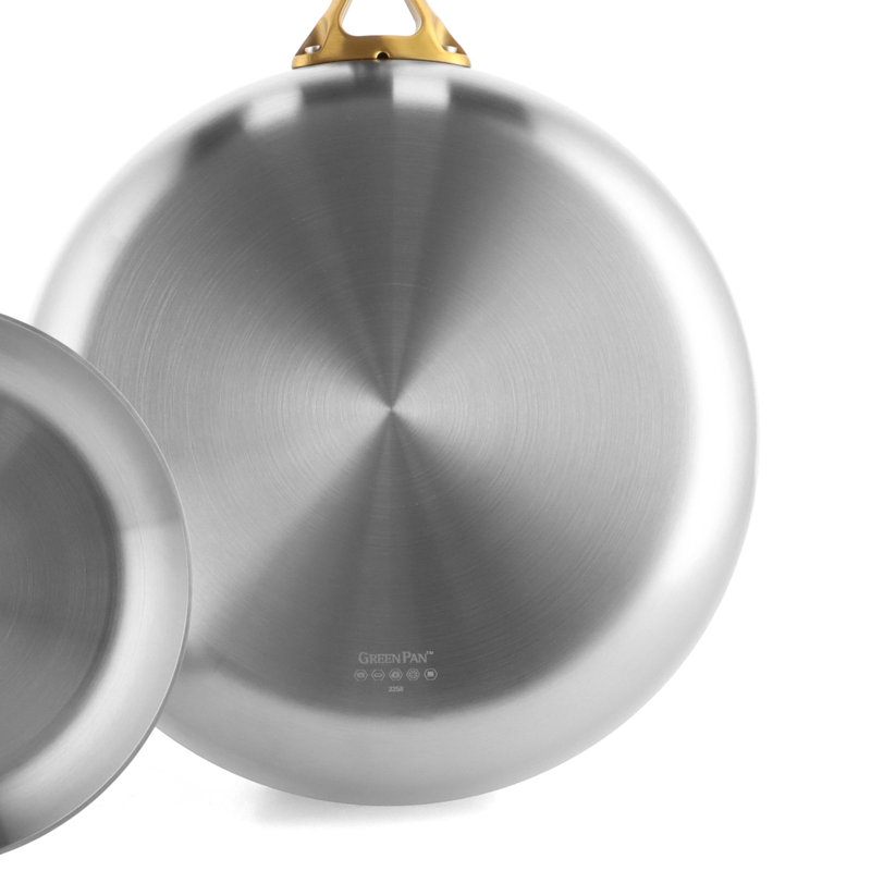 Greenpan Padova Reserve Uncoated 2 Piece Frypan Set 20cm & 28cm