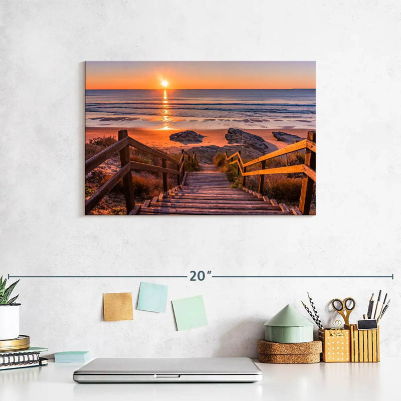 Gillard Stairs To Gillard Sunset, 8" H x 12" W