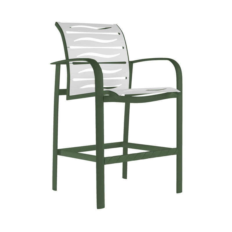 Tabouret de bar 28 po Laguna, Neige, Graphite