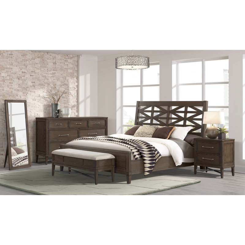 Raaya Wood Rectangle Floor Mirror