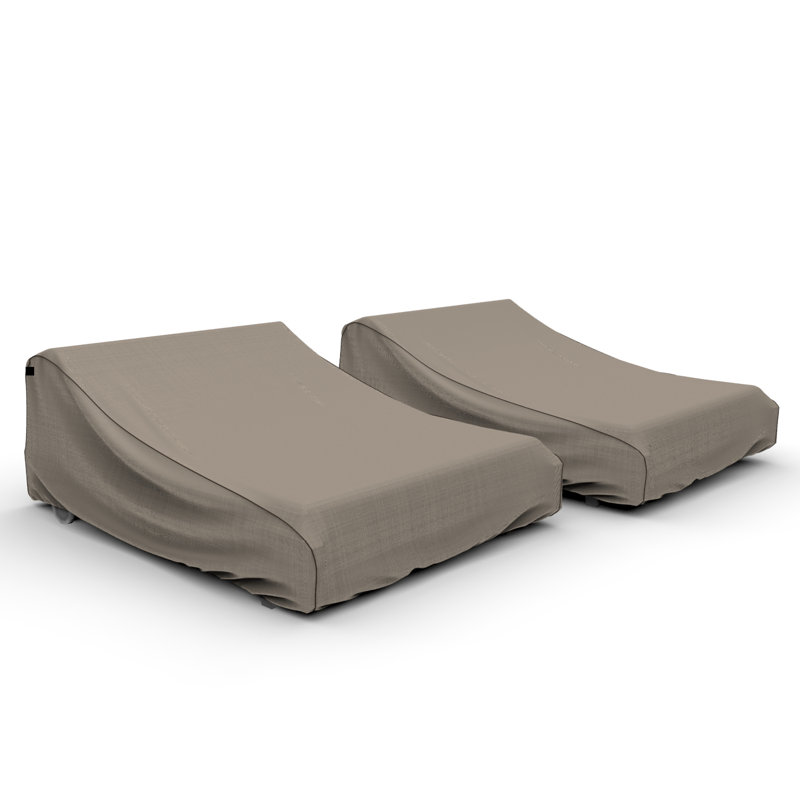 Housses pour chaises longues d'extérieur Tanner, H 32 po x l 64 po x P 80 po