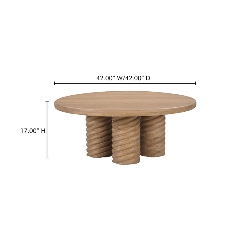 Treccia Solid Wood Coffee Table