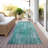 Decicco Indoor/Outdoor Area Rug with Non-Slip Backing-1466483444