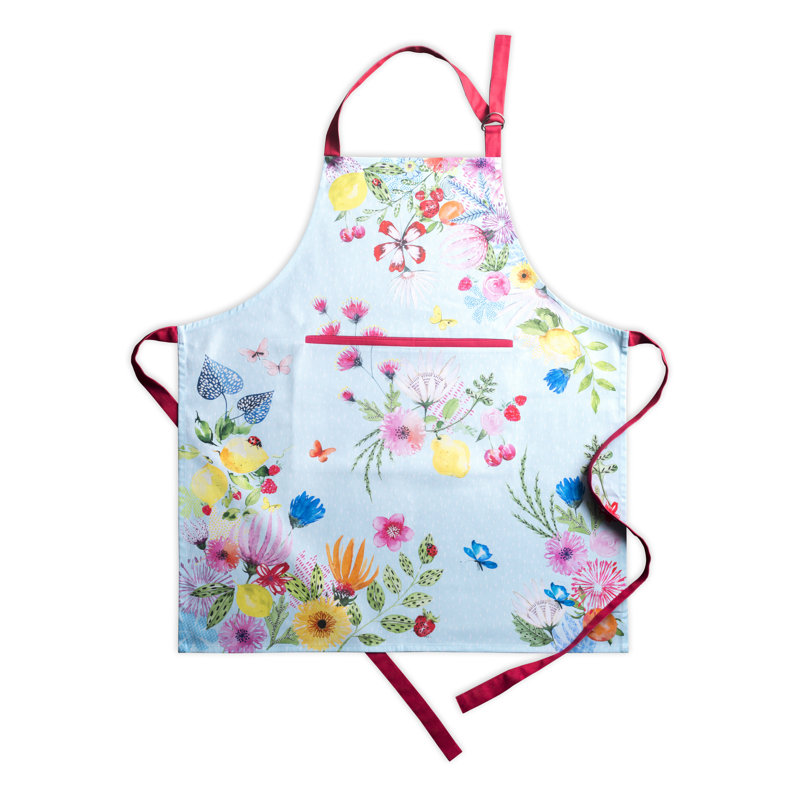 Cotton Bib Apron, Mint