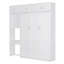 Lit escamotable double pleine grandeur avec bureau-402090721