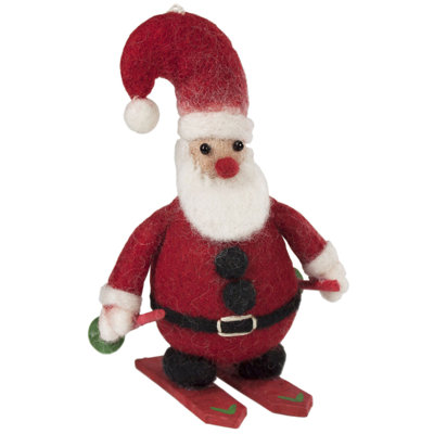 6'' Handmade Wool Hanging Figurine Ornament