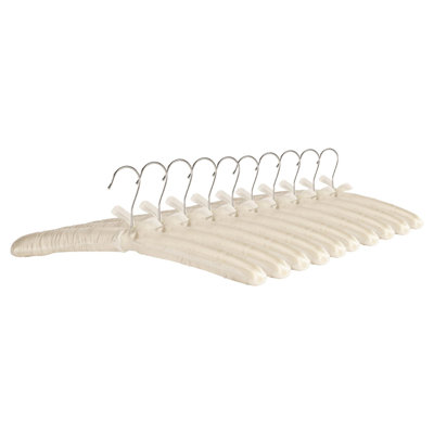 Harbour Housewares - Padded Satin Clothes Hangers