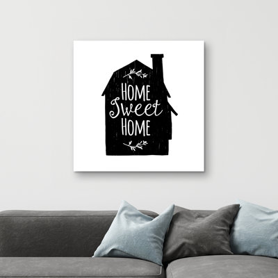 Home sweet home - 32"x32" art on canvas