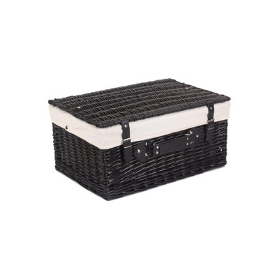Wicker Hamper Basket with Lining