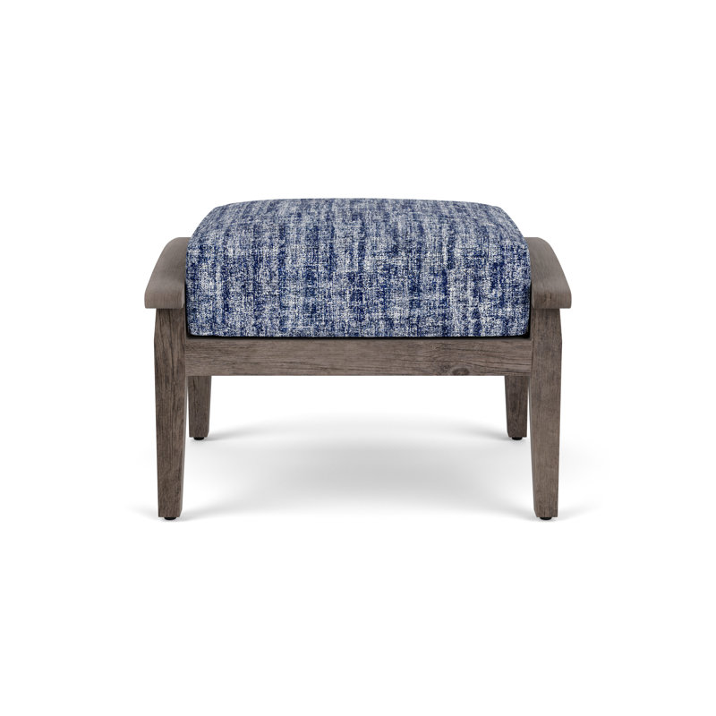 Frontier Outdoor Ottoman, Visions Cobalt