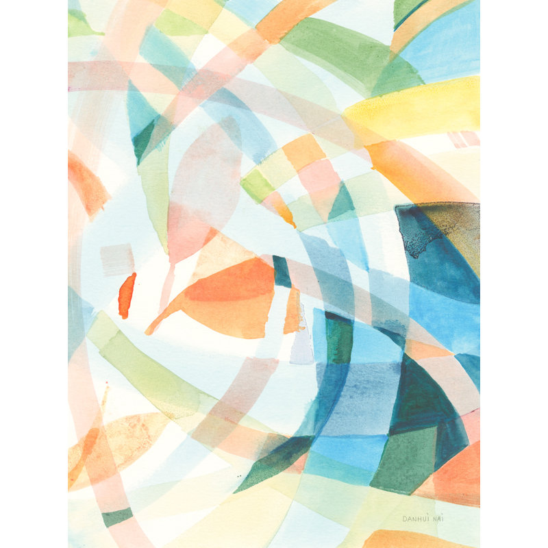 Lignes superposées, spirale, coloré, abstrait, orange, jaune, vert, bleu, cyan, bleu sarcelle, indigo