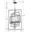 Lustre carré/rectangulaire 7 lumières style bougie Kilmarnock-22171860