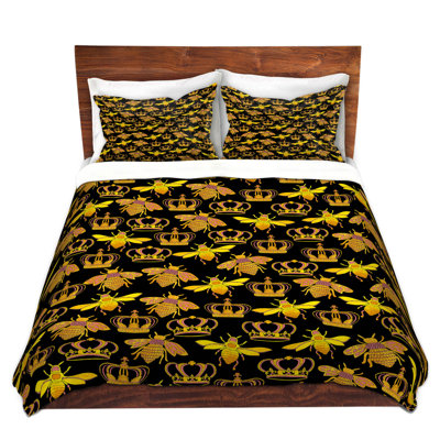  Ensemble de housse de couette Pom Honey Bees