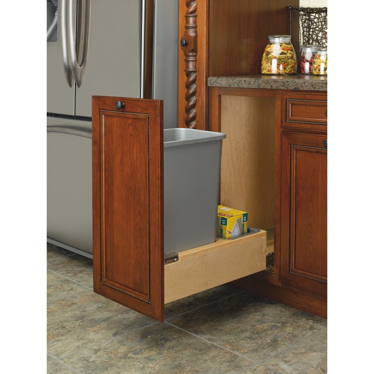 Rev-a-shelf Floor Mount L Shaped Wood Sink Vanity Cabinet Base