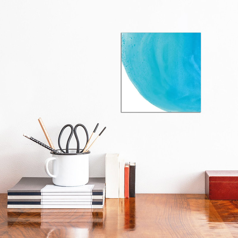 Pools Of Turquoise IV by Piper Rhue - Wrapped Canvas Painting, 30.48cm H x 30.48cm W x 1.91cm D