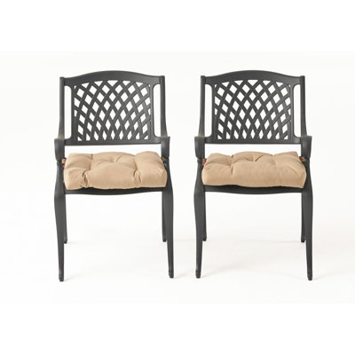 Fauteuils de salle à manger avec coussins Pillager