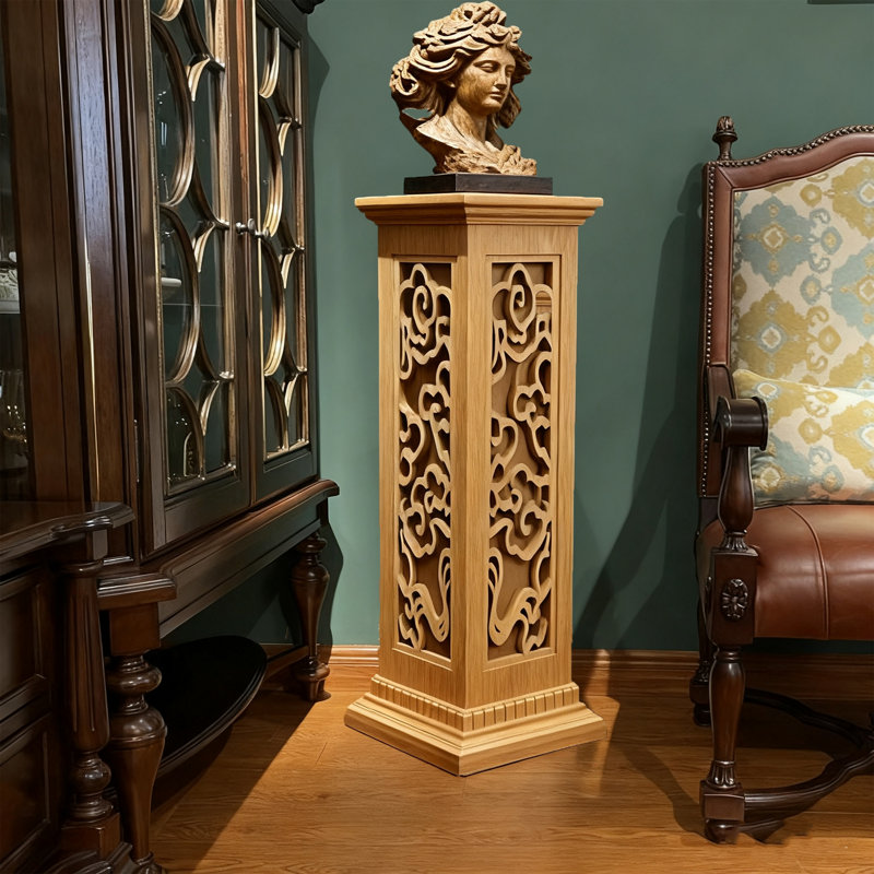 Poteau en bois 11,6 x 11,6 x 52 po Fixtureisplays® - Élément architectural élégant, pilier 18772