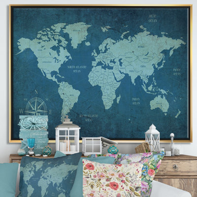 " Slate World Map II "