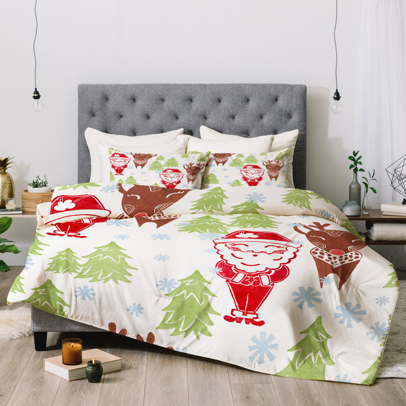 Modern & Contemporary Polyester Comforter, King Comforter + 2 King Shams