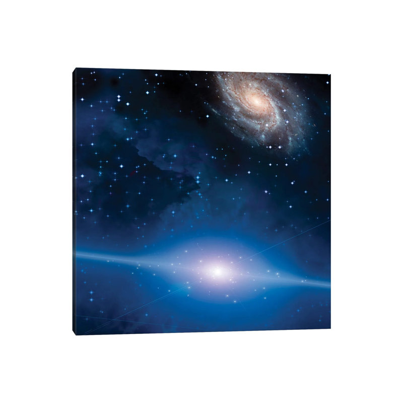 Galactic Space by Bruce Rolff - Wrapped Canvas Print, 30.48 cm H x 30.48 cm W